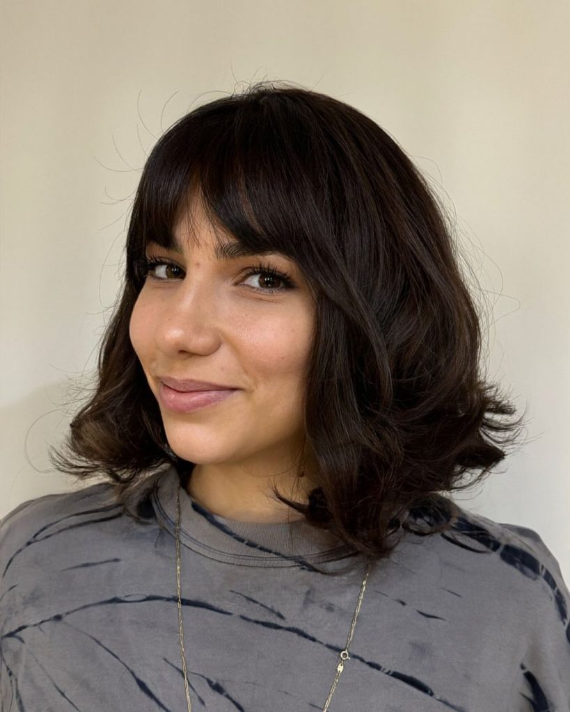 Explore Trendy Winter Haircuts with Bangs for a Fresh Seasonal Look 25 Ideas