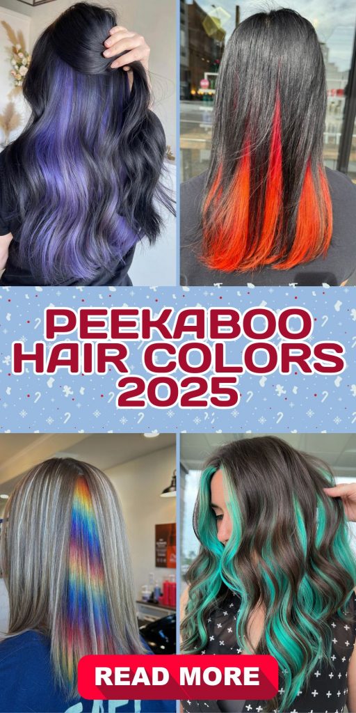 Peekaboo Hair Colors 2025: The Ultimate Guide to Trendy Hair 25 Ideas