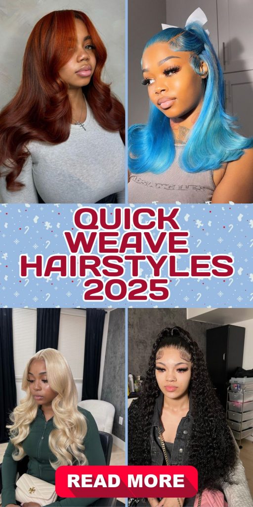 Quick Weave Hairstyles 2025 22 Ideas