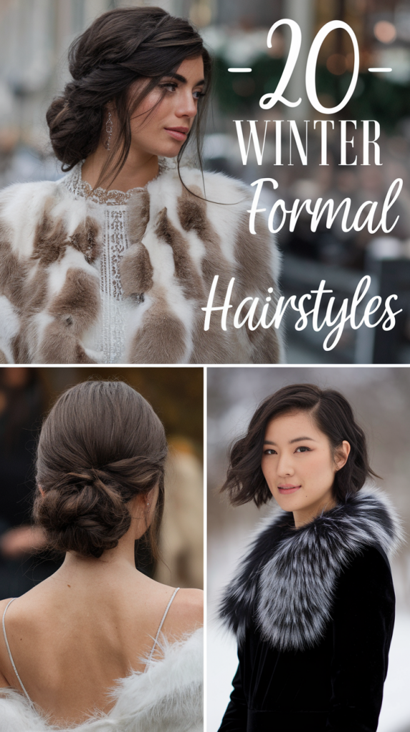 Stunning Winter Formal Hairstyles 2024 - 2025: Elegant 20 Ideas for Every Hair Type