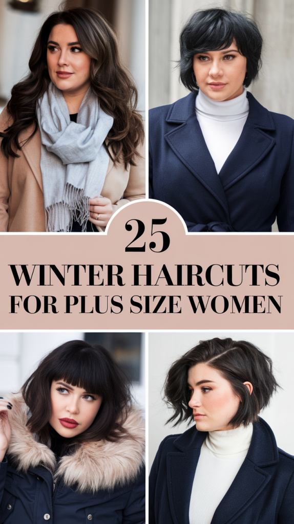 Winter Haircuts for Plus Size Women 25 Ideas