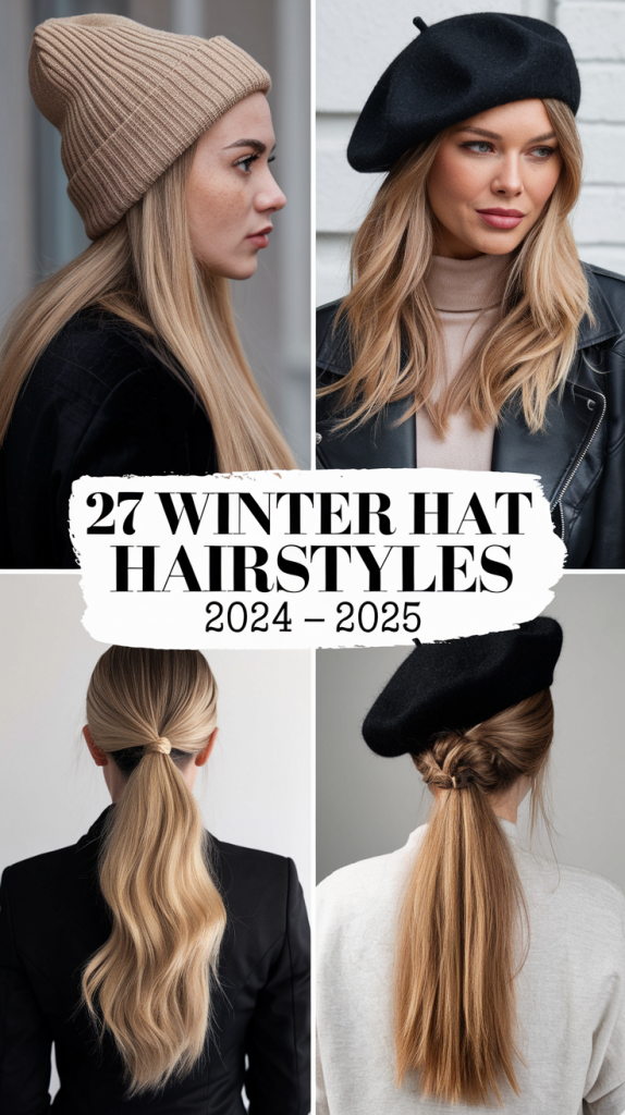 Winter Hat Hairstyles 2024-2025: Trendy and Practical Looks for the Cold Season