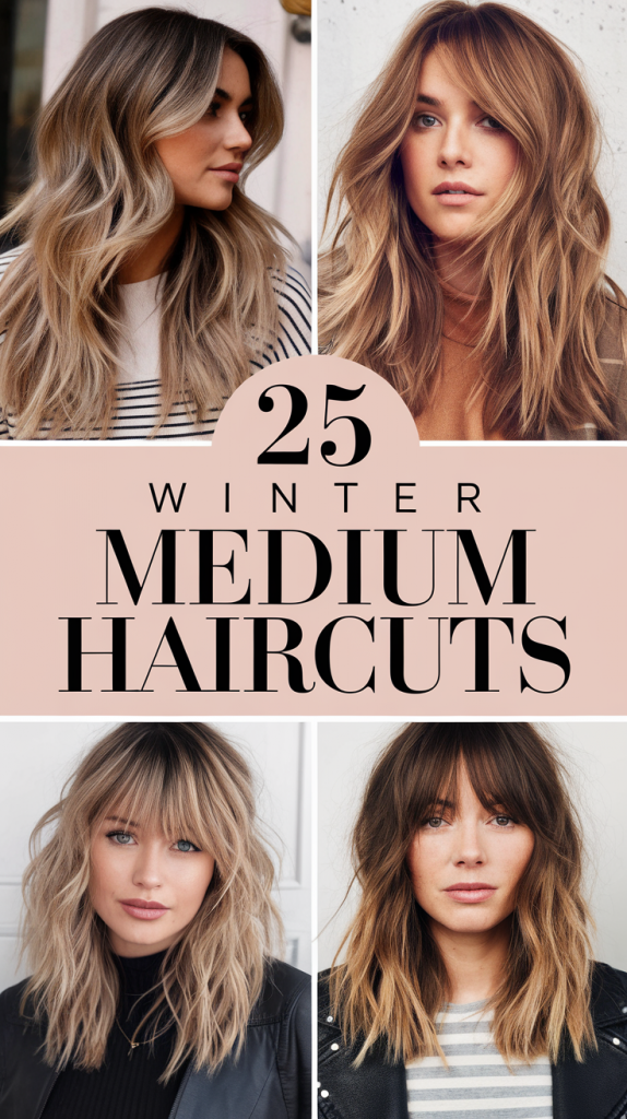 Winter Medium Haircuts 2024 - 2025: Elevate Your Style This Season 25 Ideas