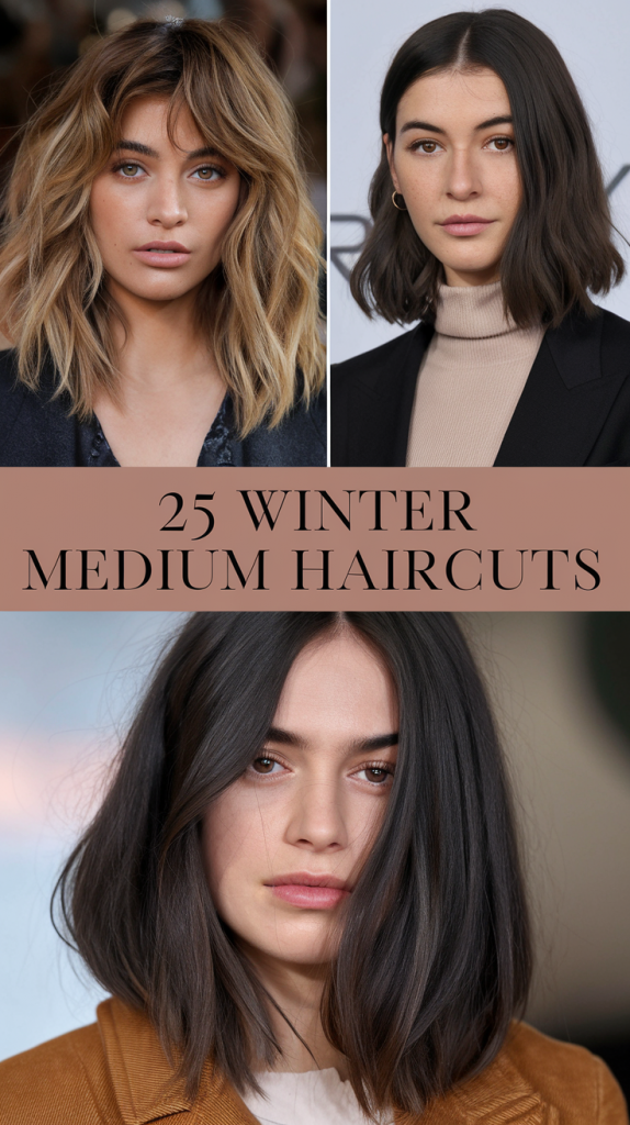 Stunning Winter Medium Haircuts to Keep You Stylish All Season 25 Ideas