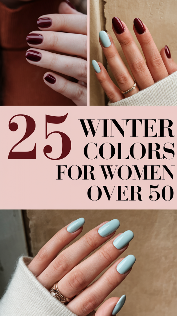 Winter Nail Colors for Women Over 50 25 Ideas: Stylish & Elegant Choices for the Season