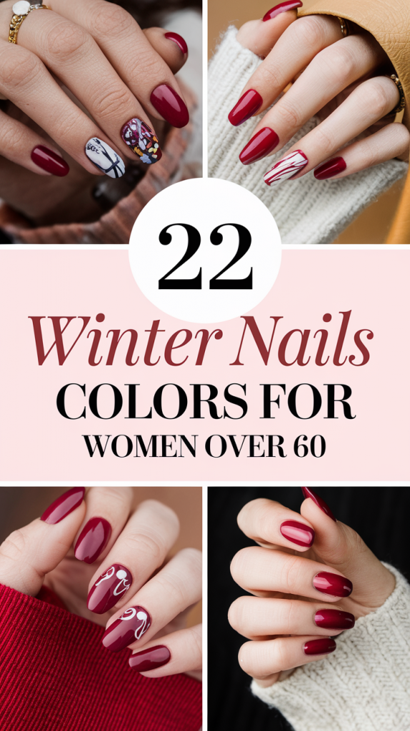 Embrace the Elegance of Winter Nails for Women Over 60 22 Ideas