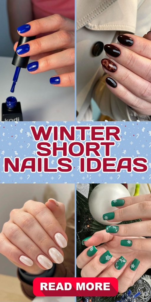 Winter Short Nails: 25 Ideas and Inspo for Your Seasonal Look