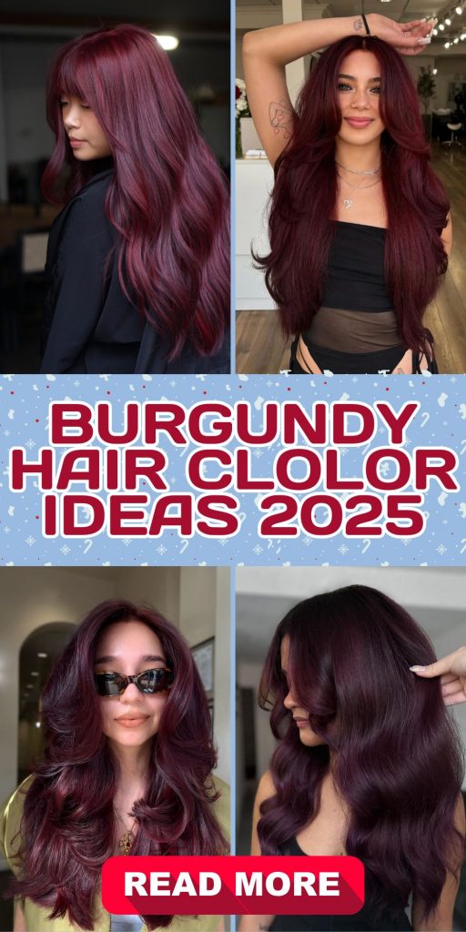 Burgundy Hair Color 2025: Trends and 21 Ideas for a Bold Look