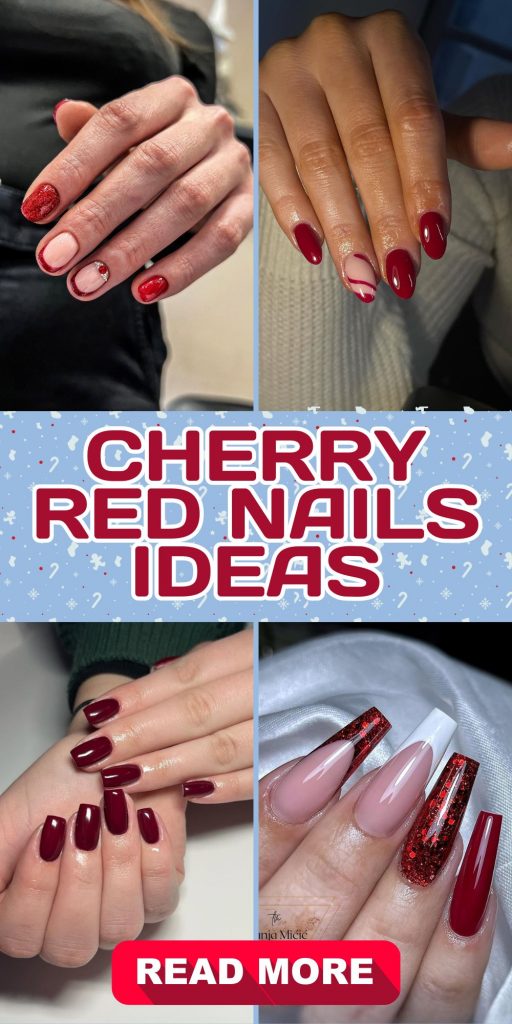 Cherry Red Nails 21 Ideas: Bold, Elegant, and Versatile