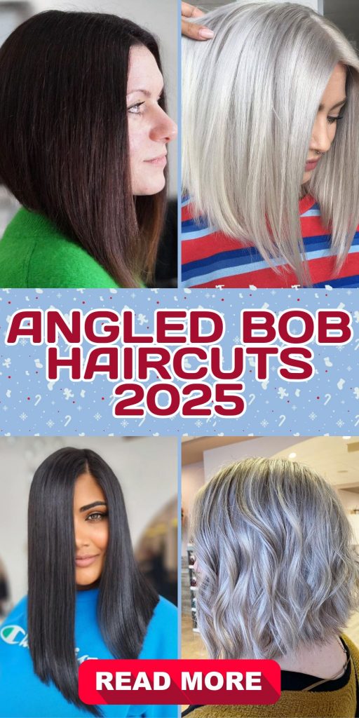 Angled Bob Haircuts 2025: Top Trends and Styling 21 Ideas for Every Hair Type