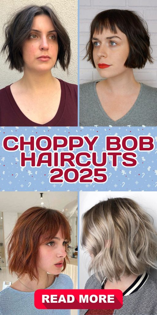 Choppy Bob Haircuts 2025: Fresh Looks to Embrace This Season 21 Ideas