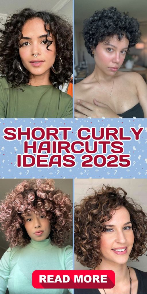 Short Curly Haircuts for 2025: Embrace Your Natural Curls with Trendy Styles 22 Ideas