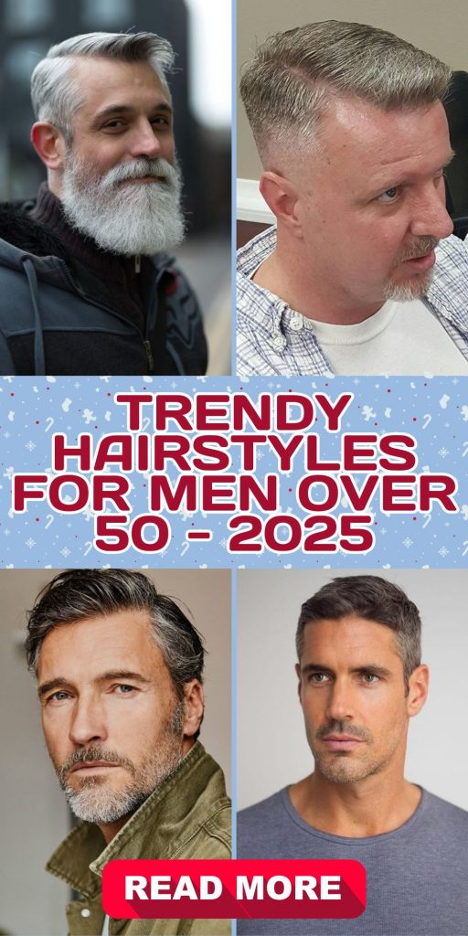 Trendy Hairstyles for Men Over 50 - 2025: Best Looks to Stay Stylish and Modern 20 Ideas