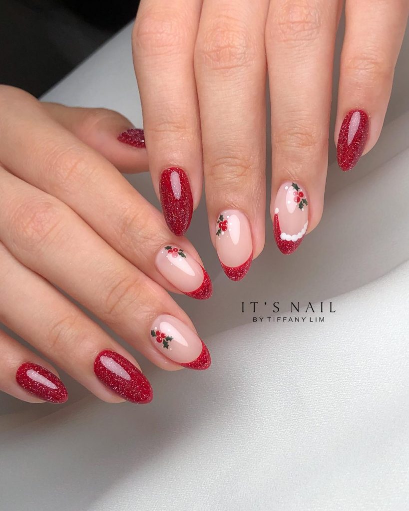 Xmas Nails 24 Ideas: Stylish and Simple Holiday Designs