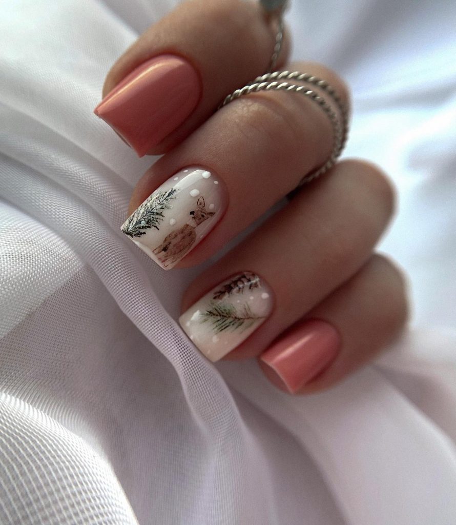 Short Winter Nails 2024 - 2025: Timeless Designs for the Season