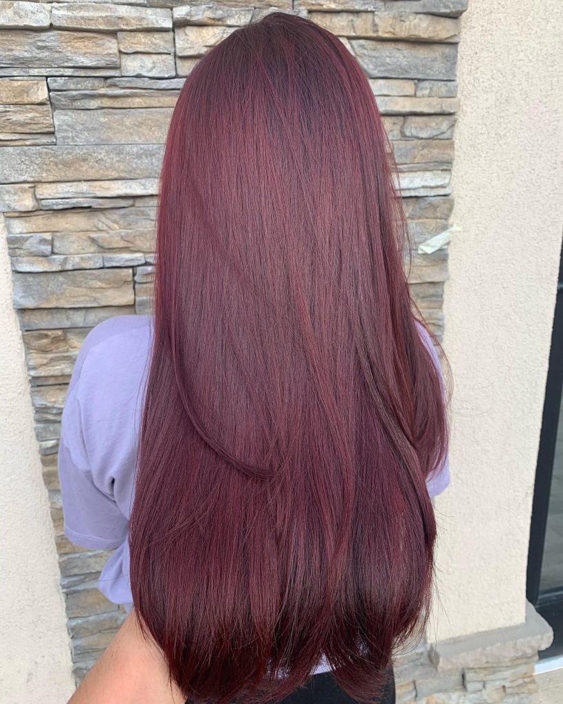 Wine Red Hair Color 22 Ideas 2025