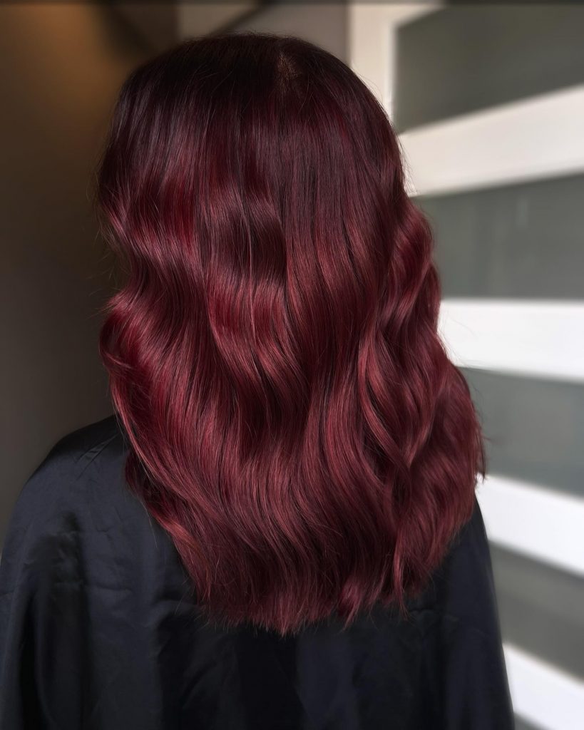 Wine Red Hair Color 22 Ideas 2025