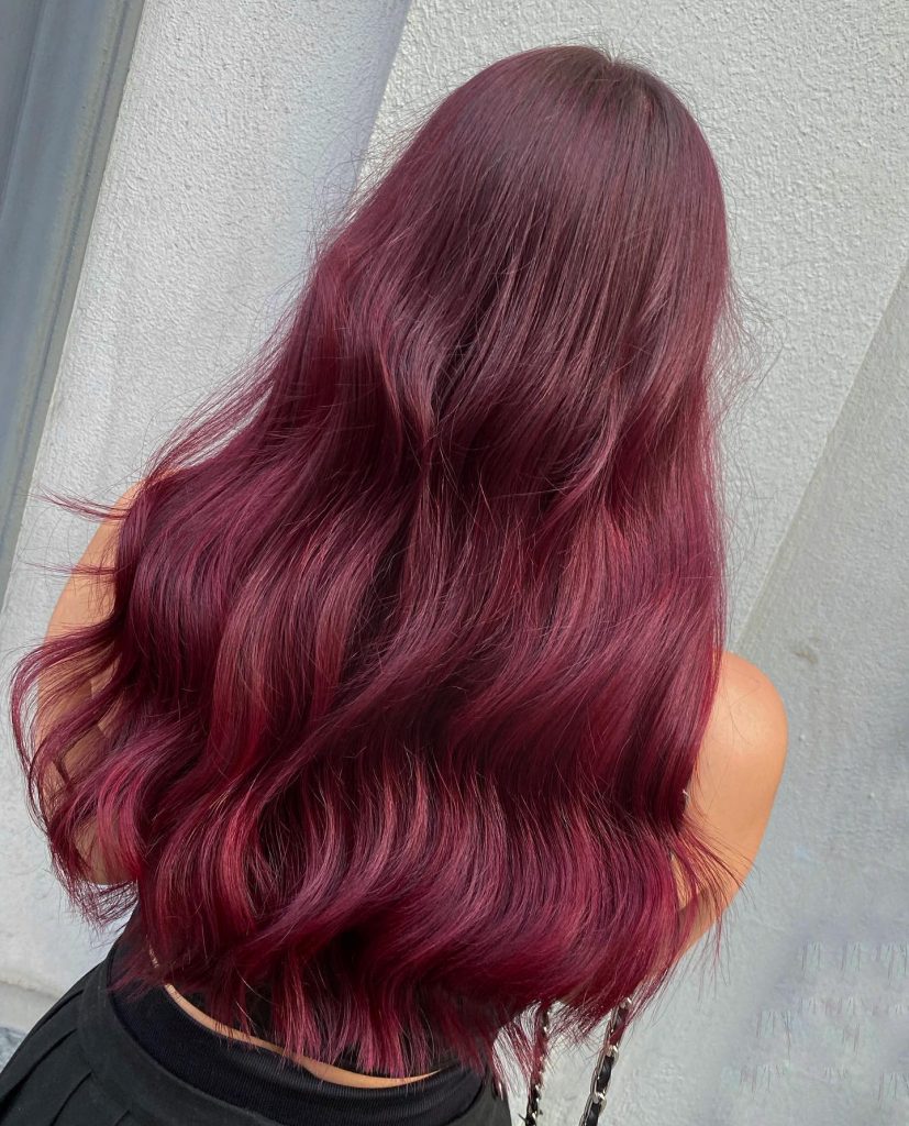 Wine Red Hair Color 22 Ideas 2025