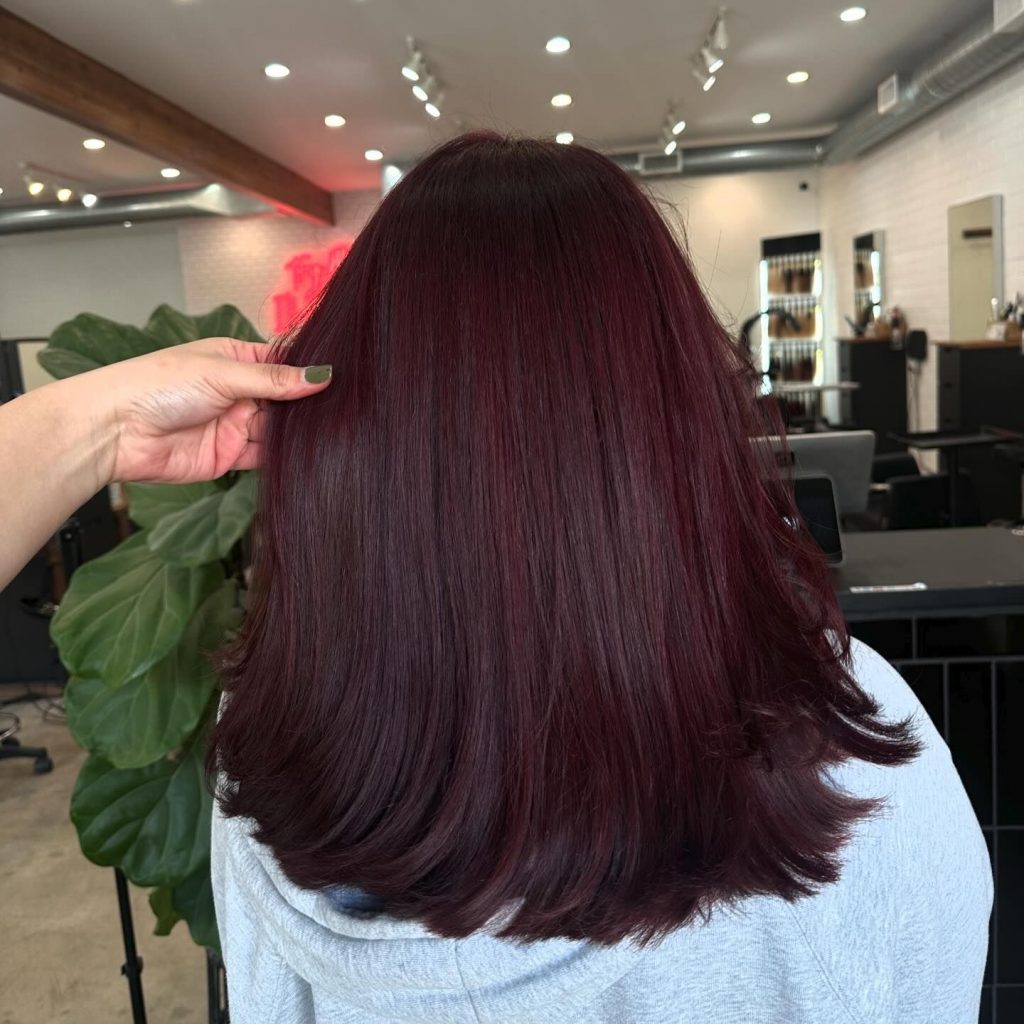 Wine Red Hair Color 22 Ideas 2025