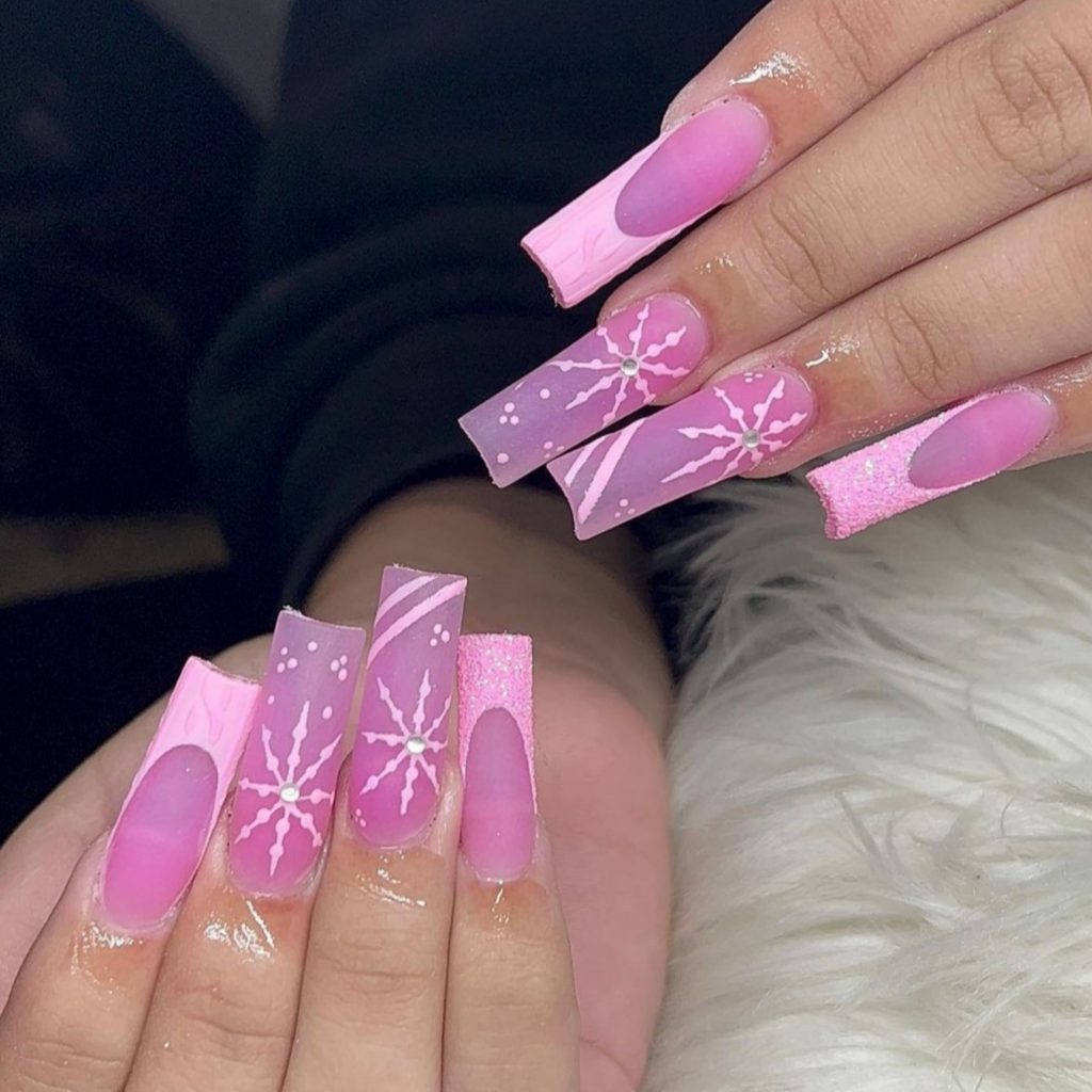 Pink Winter Nails 2024 - 2025: Trending Designs You’ll Love This Season 25 Ideas