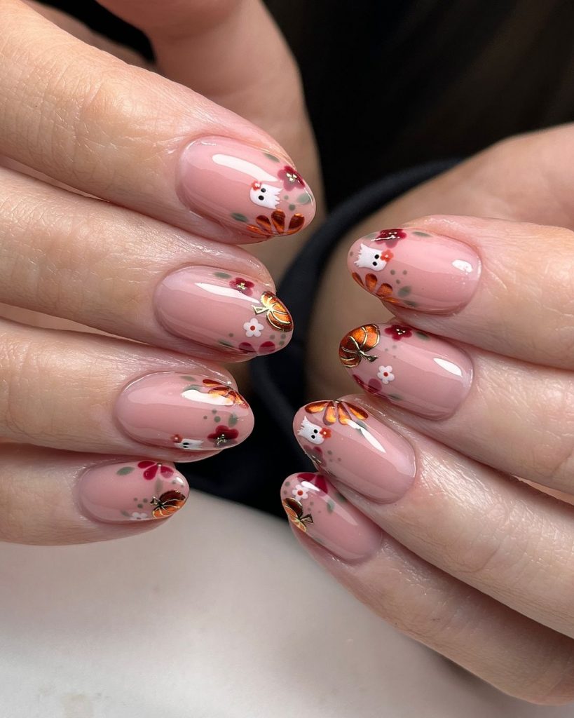 October Nails Designs 19 Ideas: Stunning Fall and Halloween Inspirations