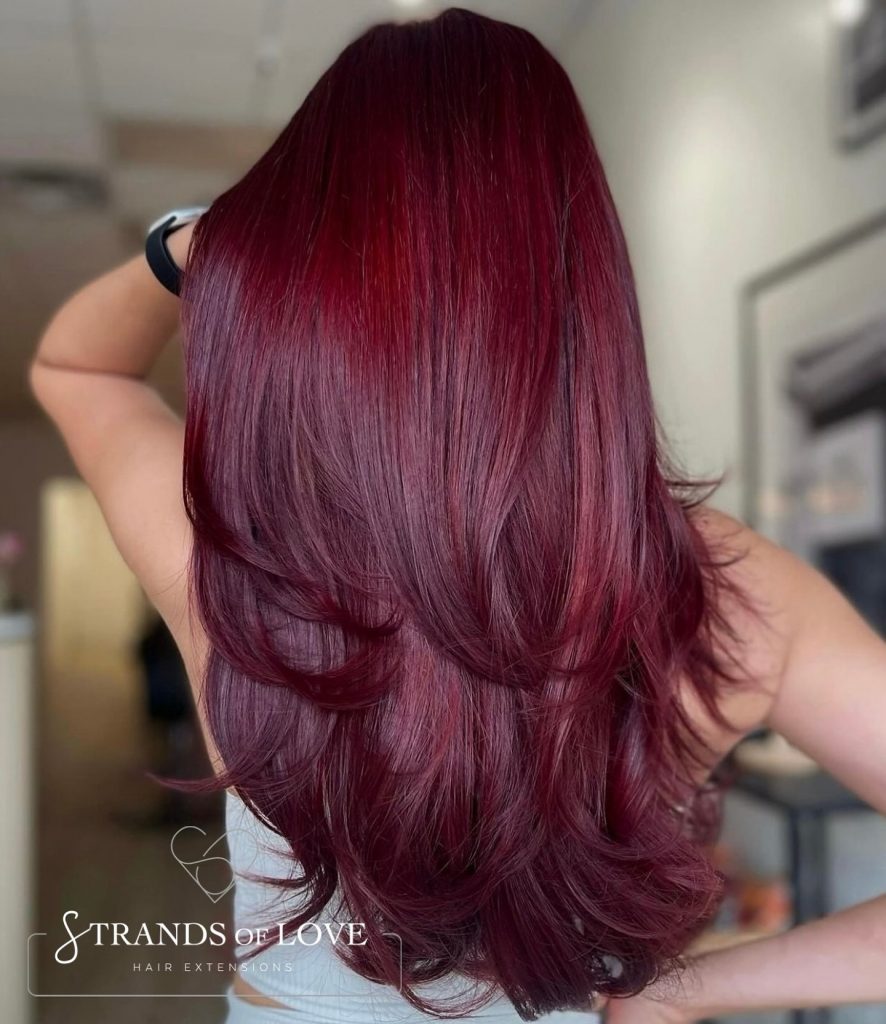 Wine Red Hair Color 22 Ideas 2025