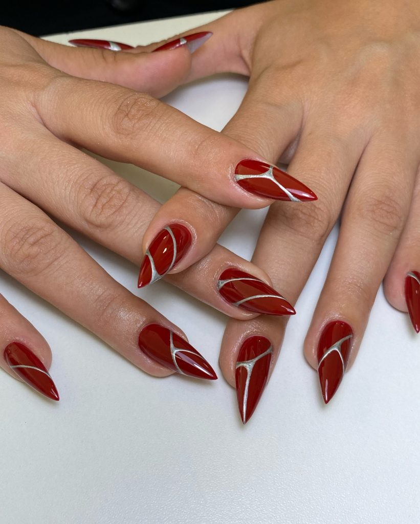 Red Holiday Nails 2024 - 2025: Festive Inspiration for Every Style 22 Ideas