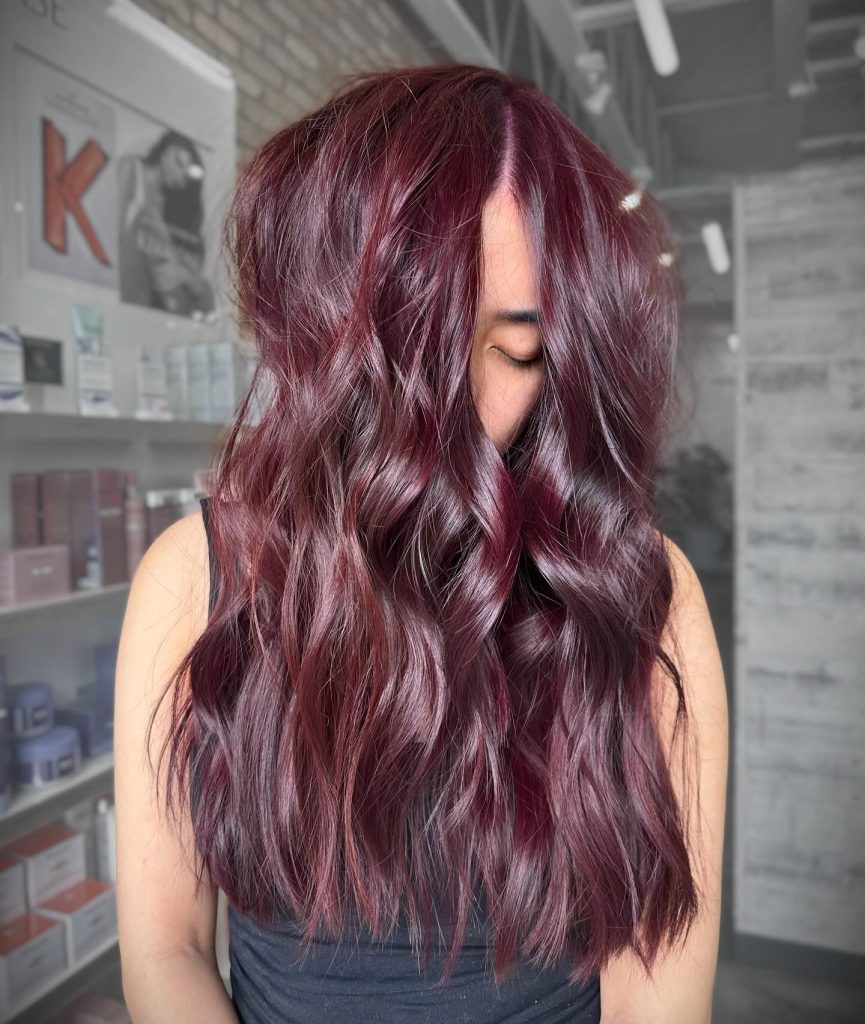 Wine Red Hair Color 22 Ideas 2025