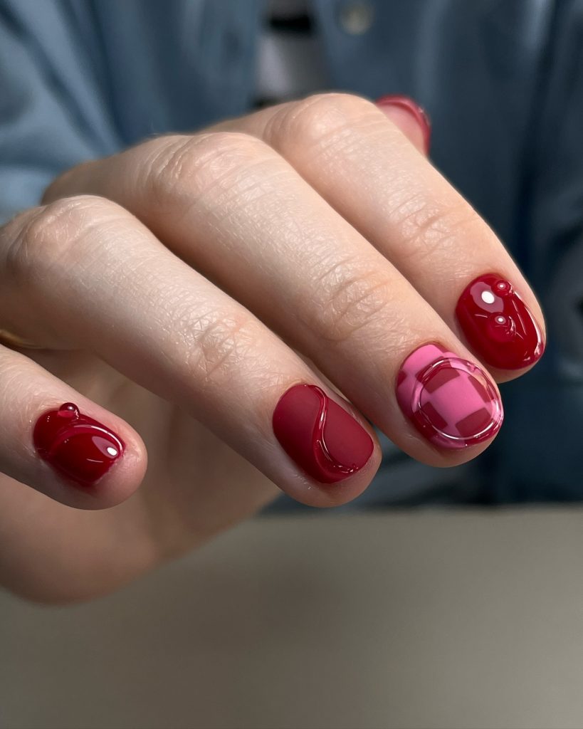 Red Holiday Nails 2024 - 2025: Festive Inspiration for Every Style 22 Ideas