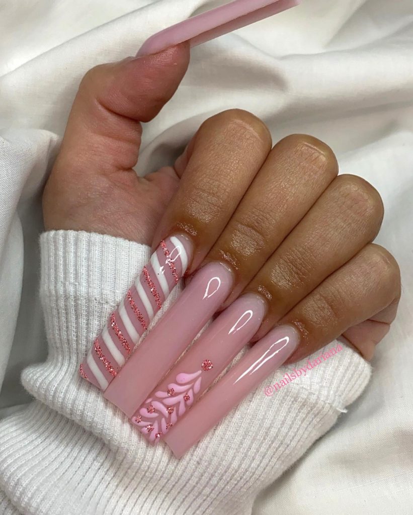 Pink Winter Nails 2024 - 2025: Trending Designs You’ll Love This Season 25 Ideas