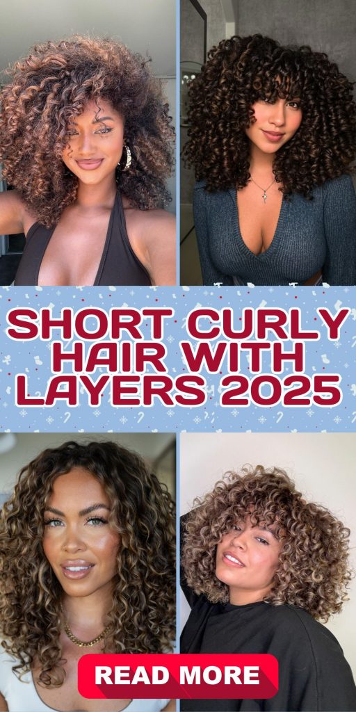 Short Curly Hair with Layers 23 Ideas 2025: Effortless Styles for Every Woman