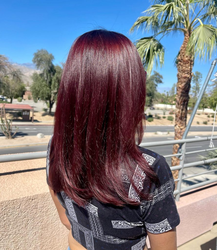 Wine Red Hair Color 22 Ideas 2025