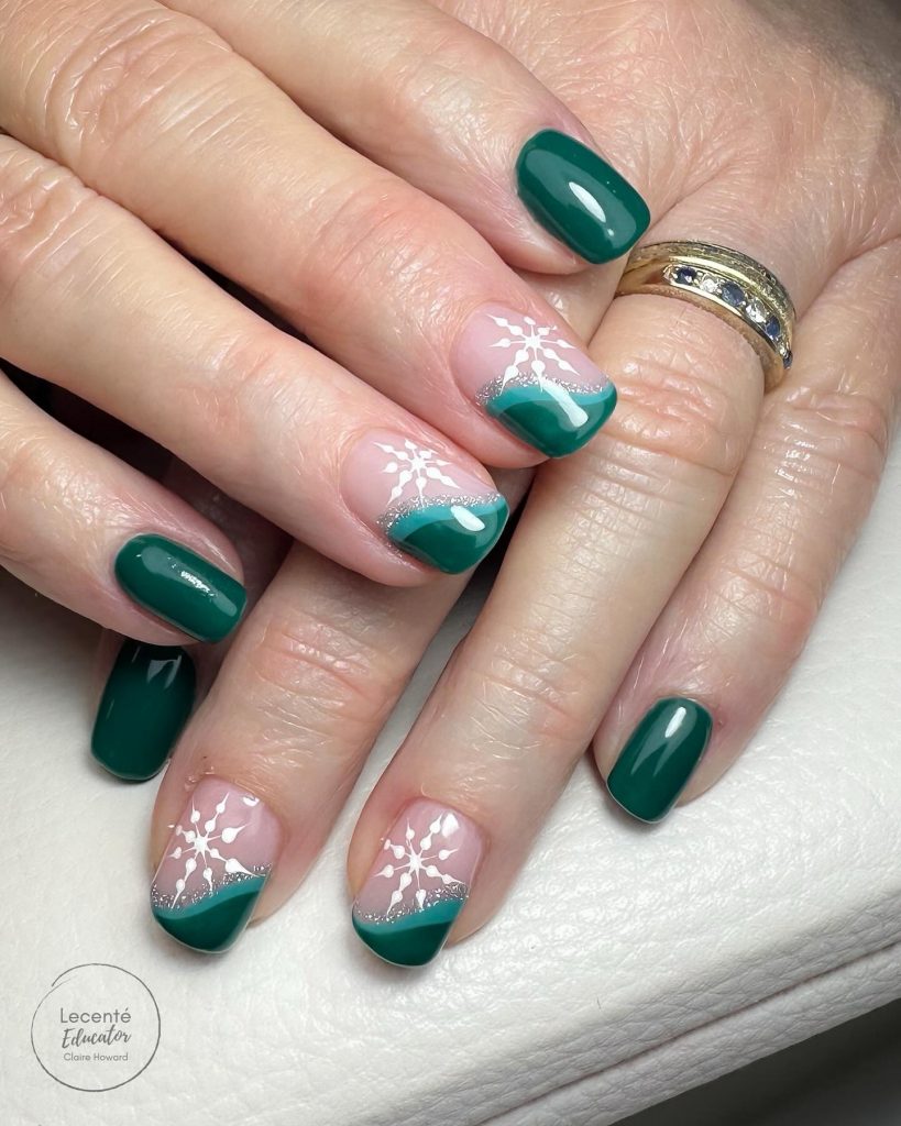 Short Winter Nails 2024 - 2025: Timeless Designs for the Season