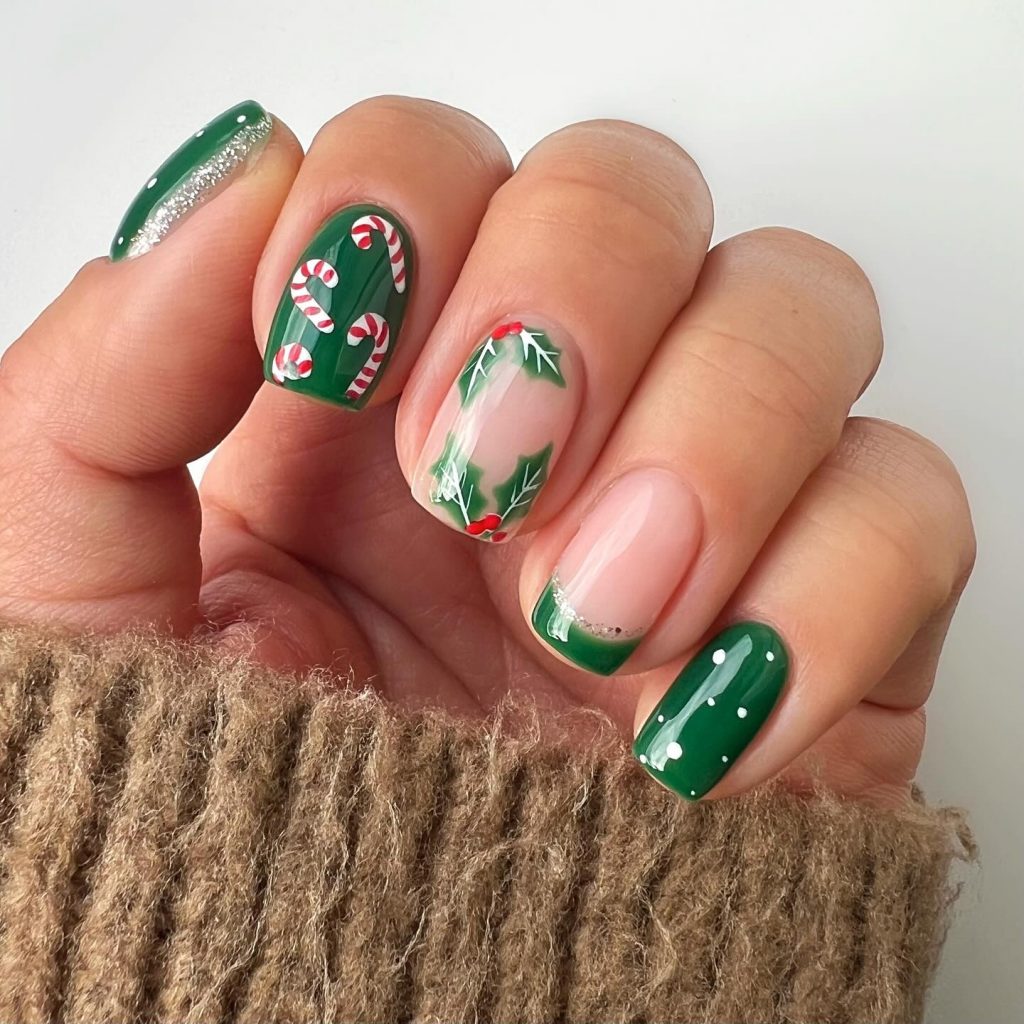 Xmas Nails 24 Ideas: Stylish and Simple Holiday Designs