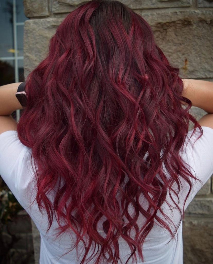 Wine Red Hair Color 22 Ideas 2025