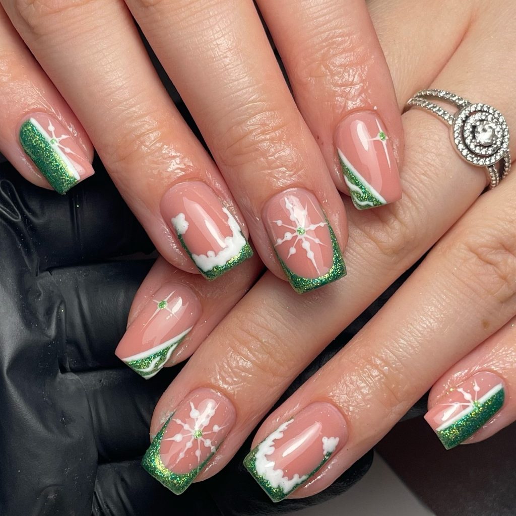 Winter Nails Square 2024 - 2025: Inspiring Looks for the Season