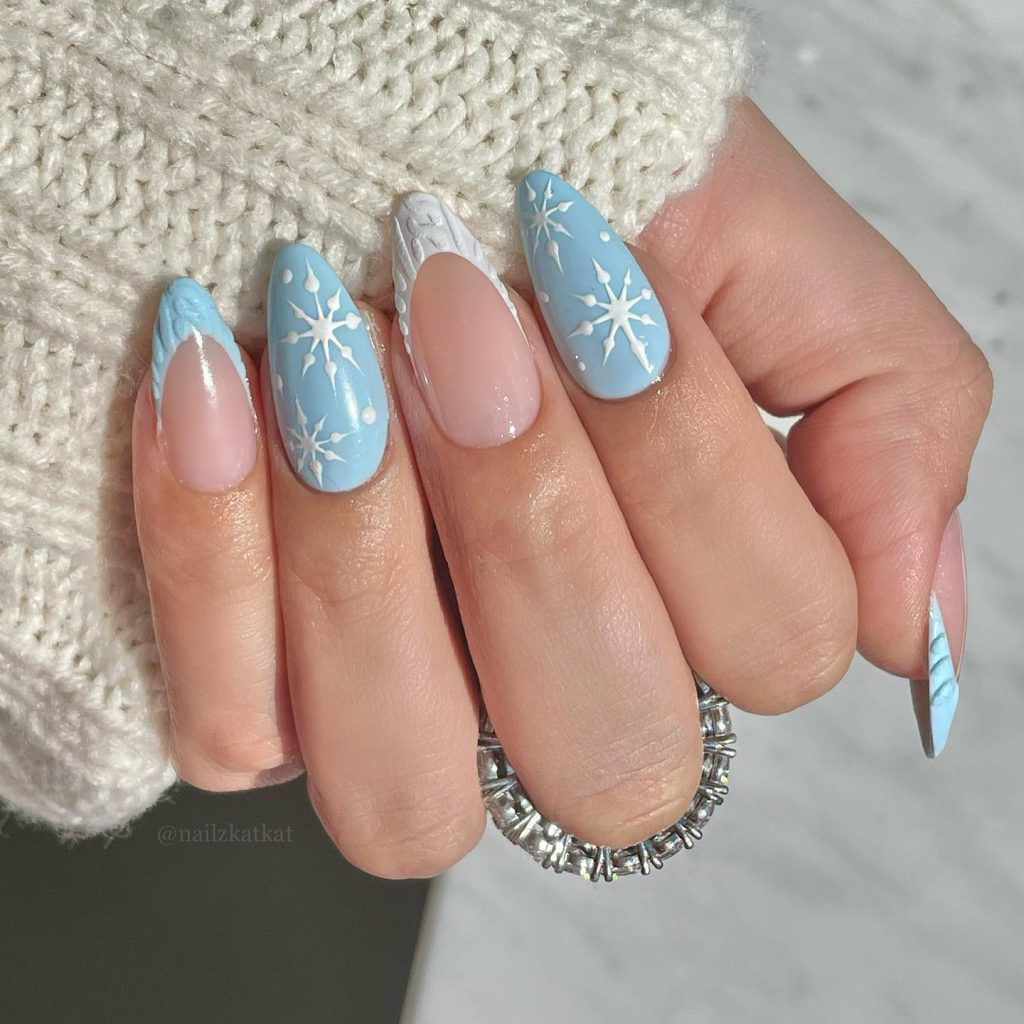 Almond Nails Winter 2024 - 2025: Chic and Timeless 22 Ideas for the Season