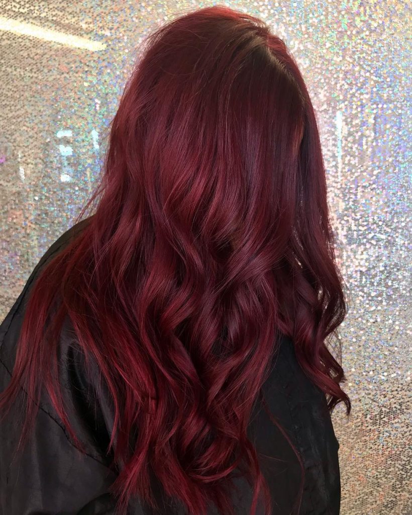 Wine Red Hair Color 22 Ideas 2025