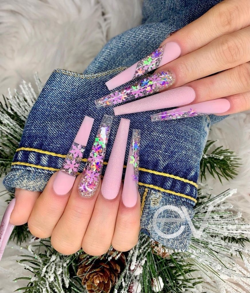 Pink Winter Nails 2024 - 2025: Trending Designs You’ll Love This Season 25 Ideas