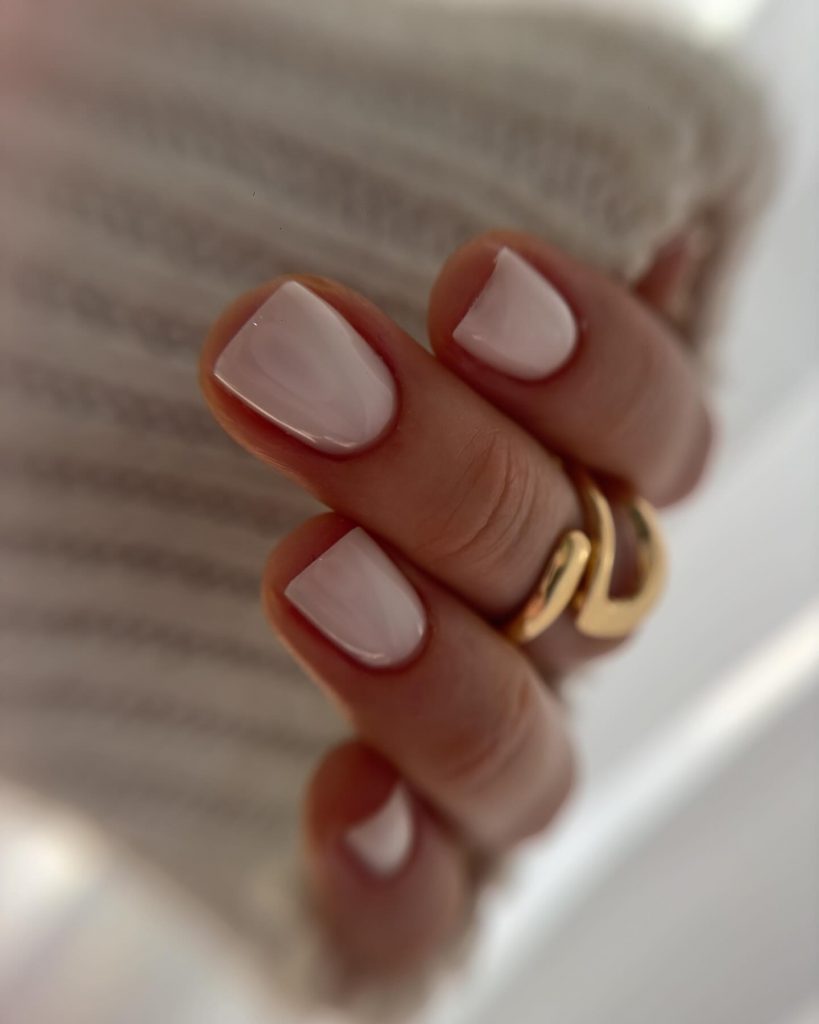 Milky White Nails 22 Ideas: Timeless Elegance for 2024 - 2025