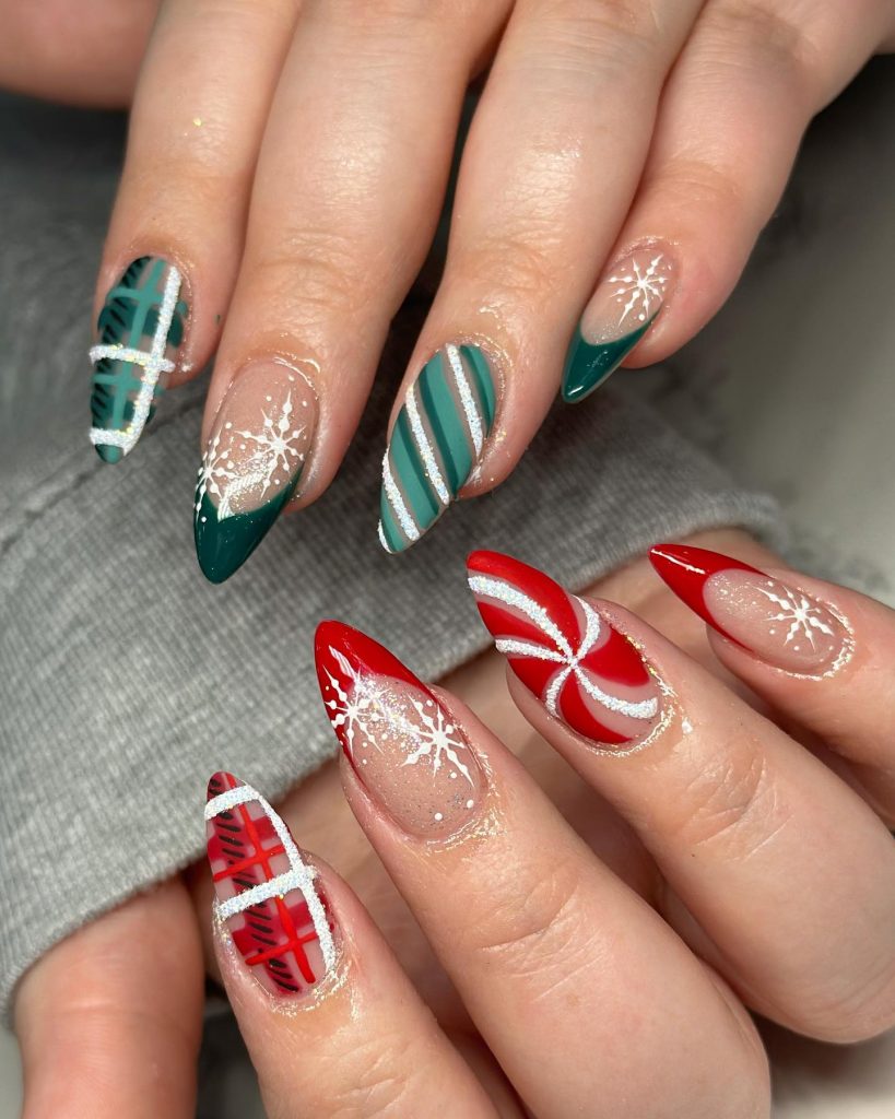 Red Holiday Nails 2024 - 2025: Festive Inspiration for Every Style 22 Ideas