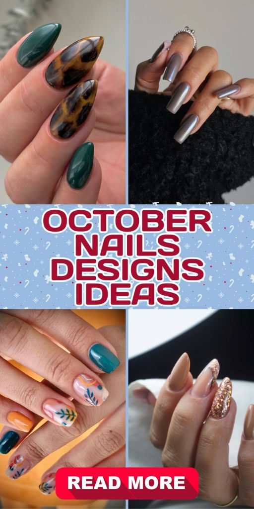 October Nails Designs 19 Ideas: Stunning Fall and Halloween Inspirations