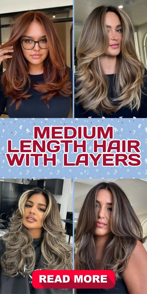 Medium Length Hair with Layers 22 Ideas: The Perfect Blend of Style and Versatility