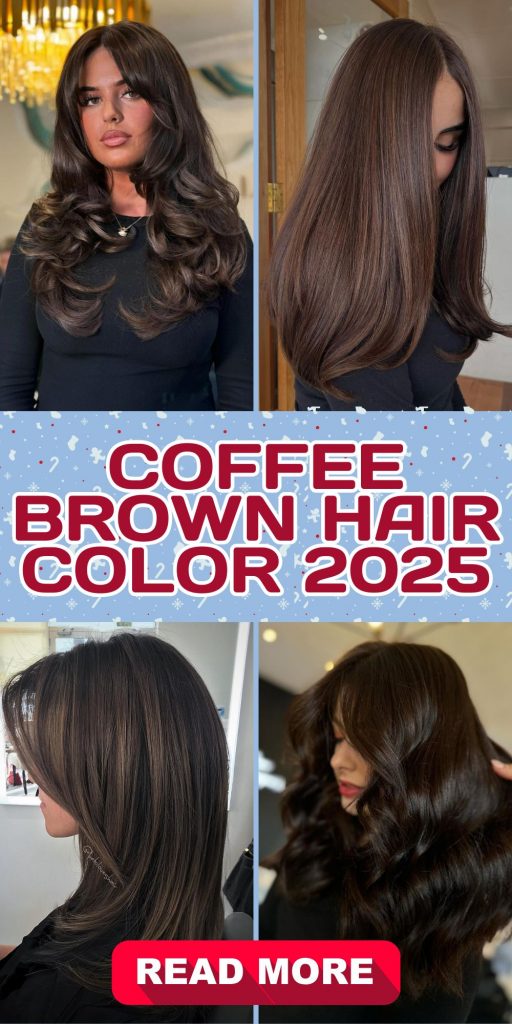 Coffee Brown Hair Color 2025: Trendiest Shades and Styling 25 Ideas for a Perfect Look