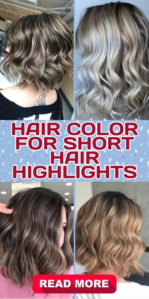 Hair Color 23 Ideas for Short Hair Highlights