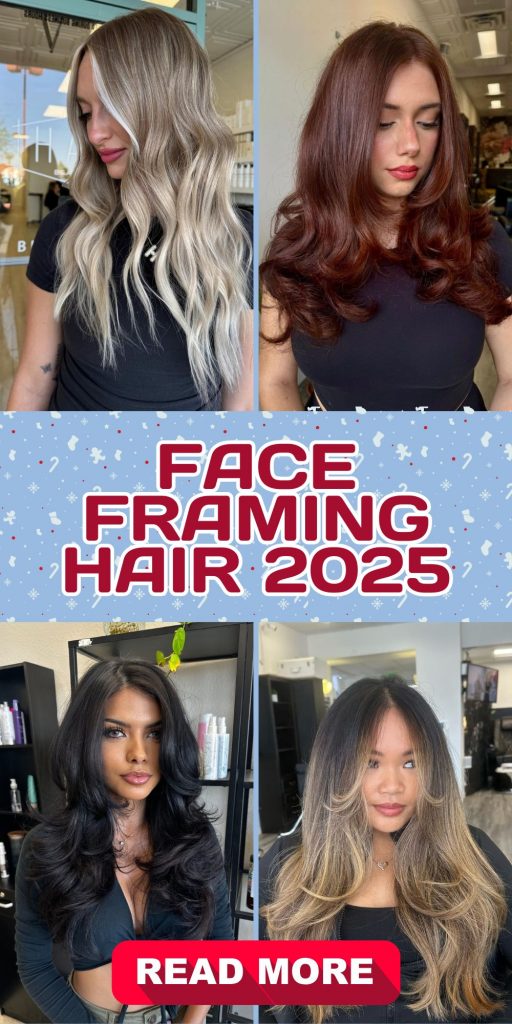 Face Framing Hair 2025: Stylish Looks to Inspire Your Next Trim 23 Ideas