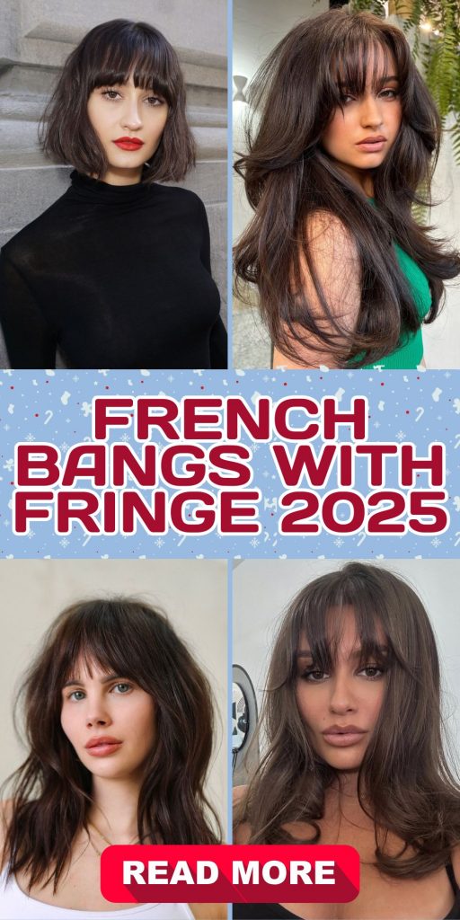 French Fringe Bangs 2025: Timeless Elegance and Modern Versatility 24 Ideas