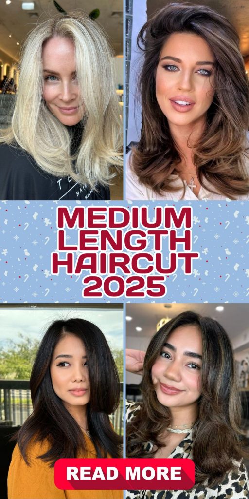 Medium Length Haircut Trends for 2025: Inspiring Styles for Every Woman 21 Ideas