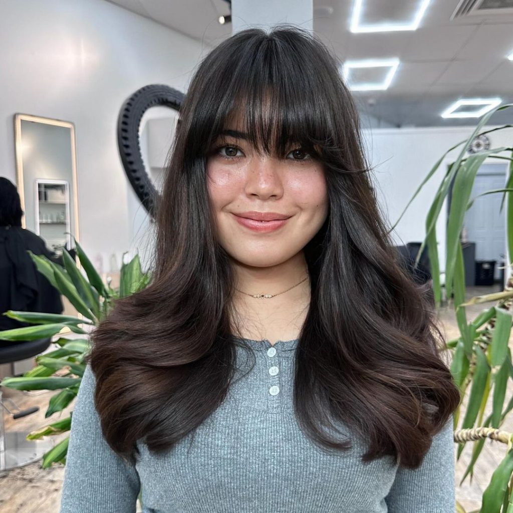 Wispy Bangs for Round Faces 2025: A Guide to Flattering Styles 20 Ideas