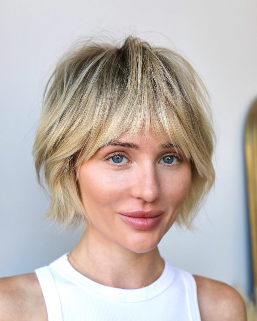 Short Hair with Curtain Bangs 2025 20 Ideas